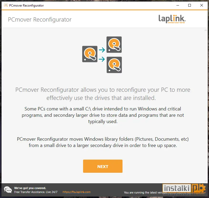 PCmover Reconfigurator
